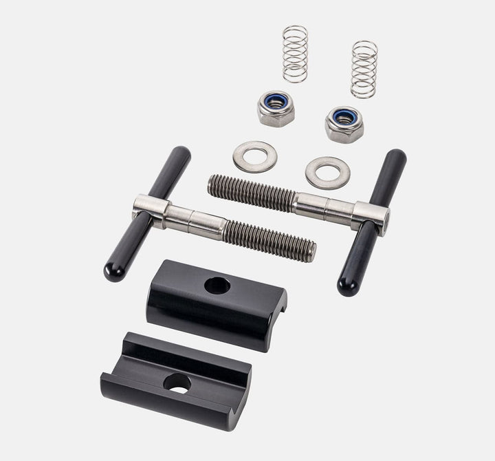 Brompfication Hinge Clamp Set with Black Titanium Plates and Black Levers (4632337383475)