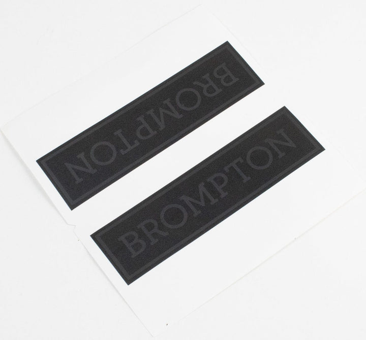 Brompton Replacement Decal Set - Black Edition Reflective (5251983363)