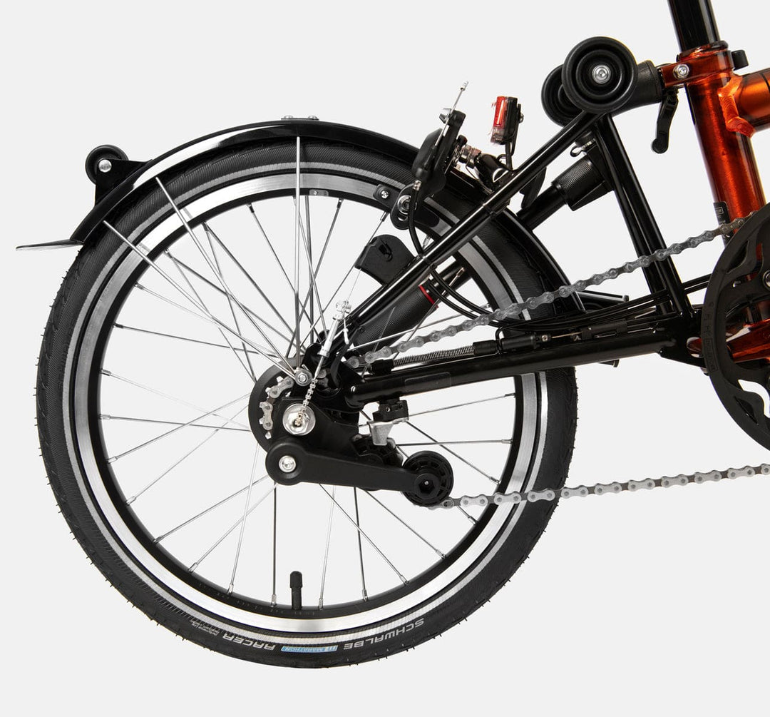 Brompton Electric C Line Urban - 4-Speed - High Handlebar - No Rack