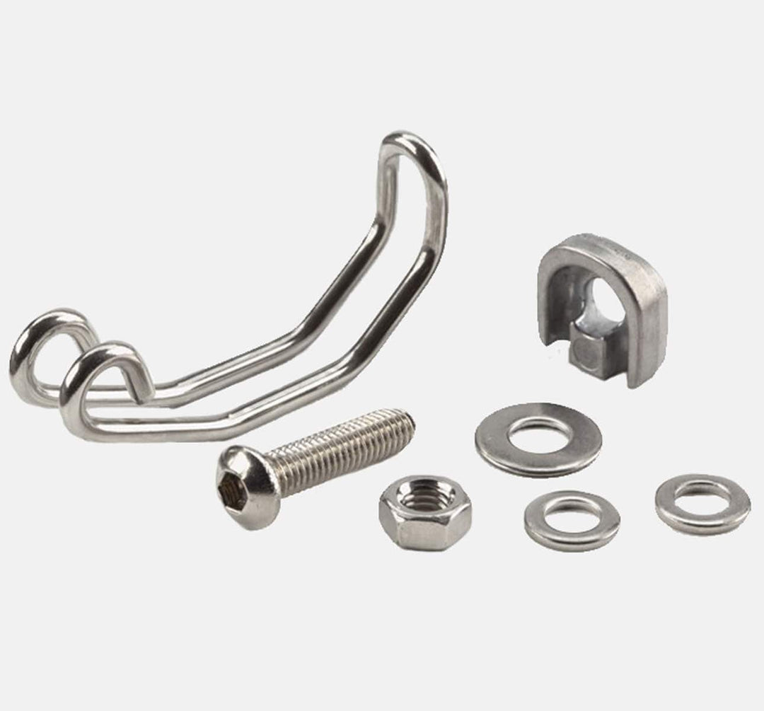 Brompton Wire Form Front Dynamo Bracket & Fittings (1408099549235)