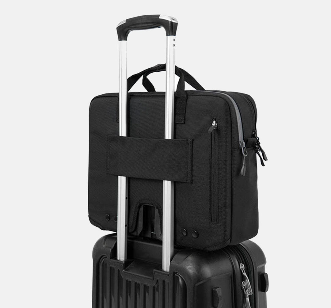 Brompton Metro City Bag Briefcase on a Suitcase as Carry On Luggage (4742420496435)