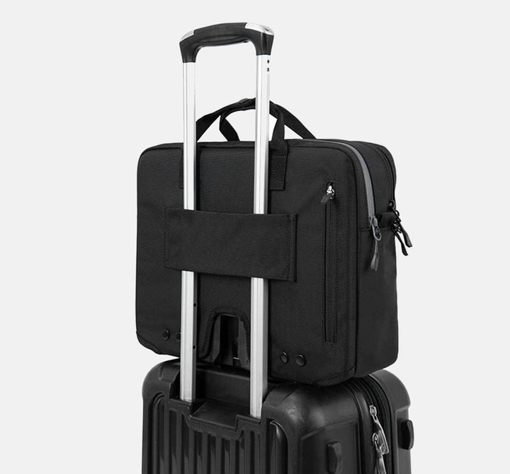 Brompton Metro City Bag Briefcase on a Suitcase as Carry On Luggage (4742420496435)
