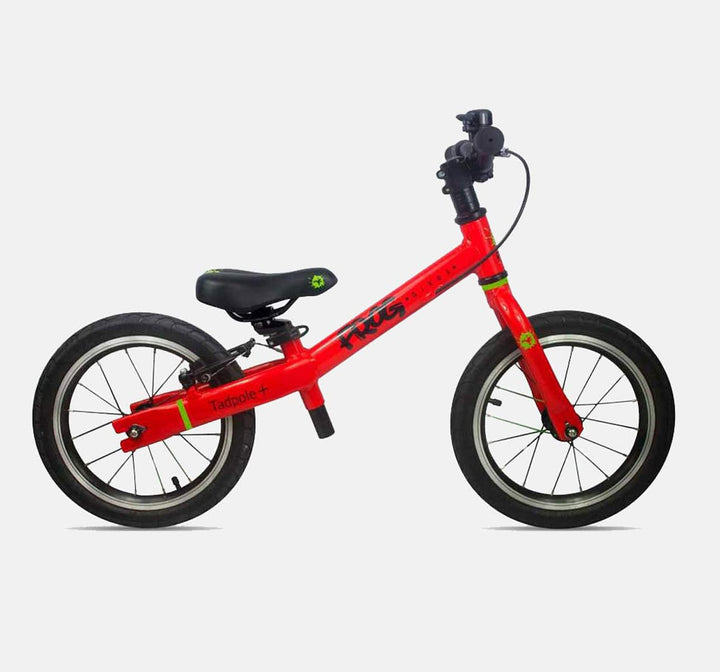 FROG TADPOLE PLUS BALANCE BIKE FOR 3-4 YEARS OLD IN BRIGHT RED (9837675267)
