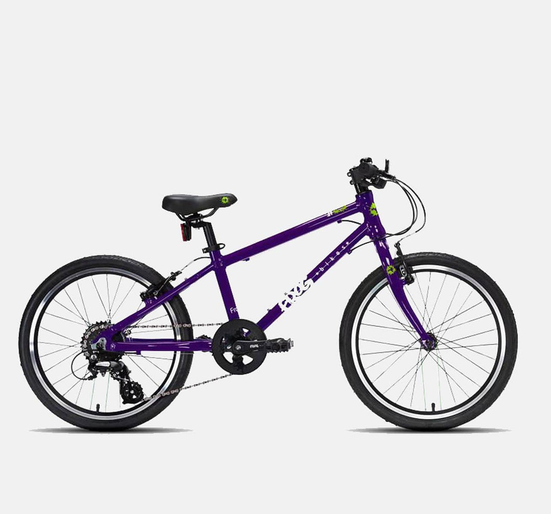 FROG 53cm LIGHTWEIGHT PURPLE HYBRID KIDS BIKE (6643352141875)