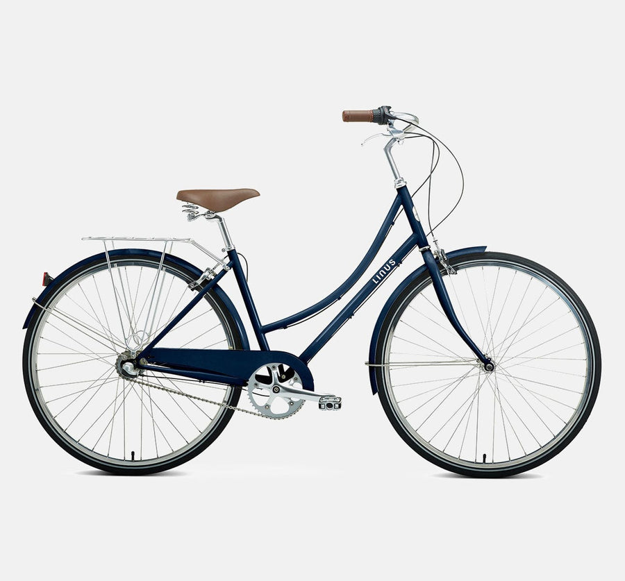 Linus Dutchi 3 Speed City Bike in Midnight Blue (4702767185971)