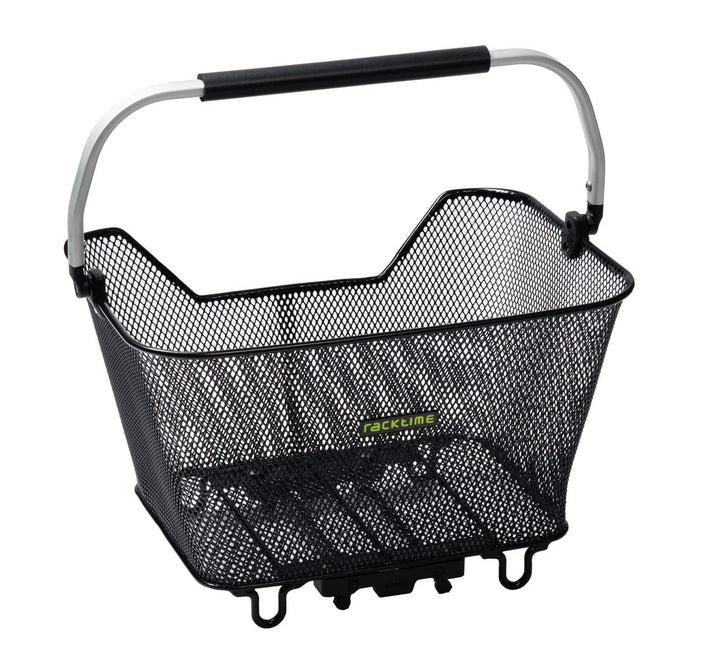 Racktime Baskit Deluxe Rear Bicycle Basket in Black (2081650147379)