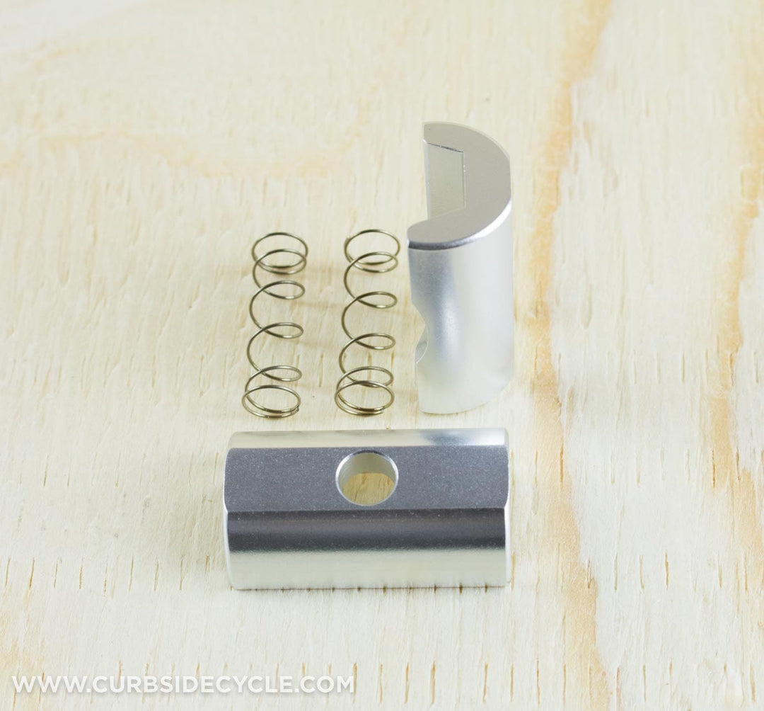 Ti Parts Workshop Aluminum Hinge Clamp Plates in Silver (9707083459)