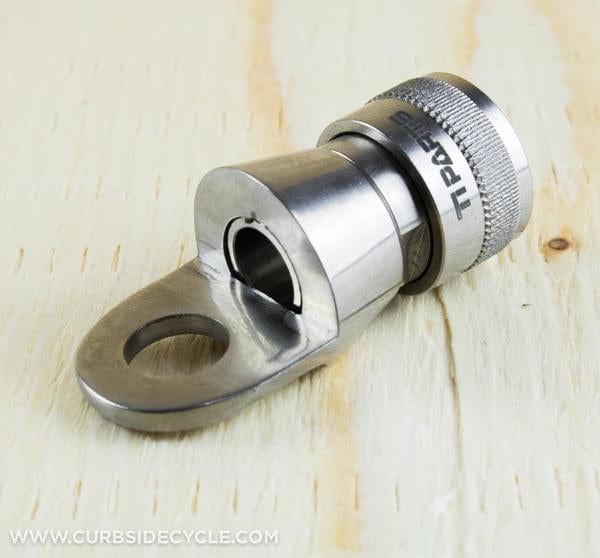 TPW Titanium MKS Pedal Holder for Brompton in Raw Ti (414208065573)