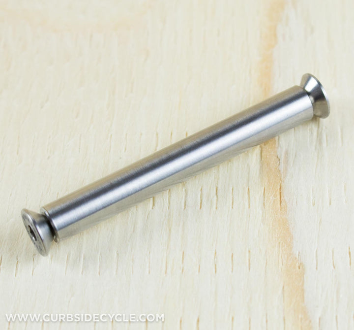 T Parts Workshop Titanium Hinge & Spindle Set in Raw Titanium (9707110403)