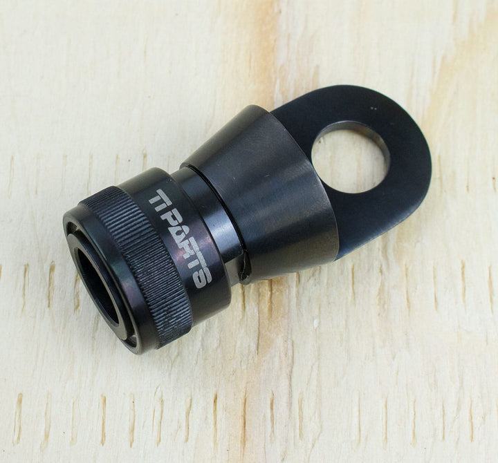 TI PARTS WORKSHOP TITANIUM PEDAL HOLDER FOR MKS IN BLACK (414208065573)