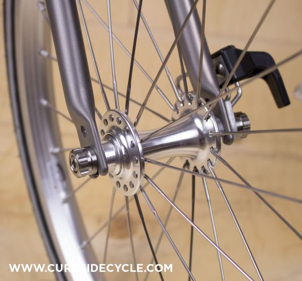 Ti Parts Workshop Titanium Front Skewer for Brompton Superlight and Dynamo Hubs (414055563301)
