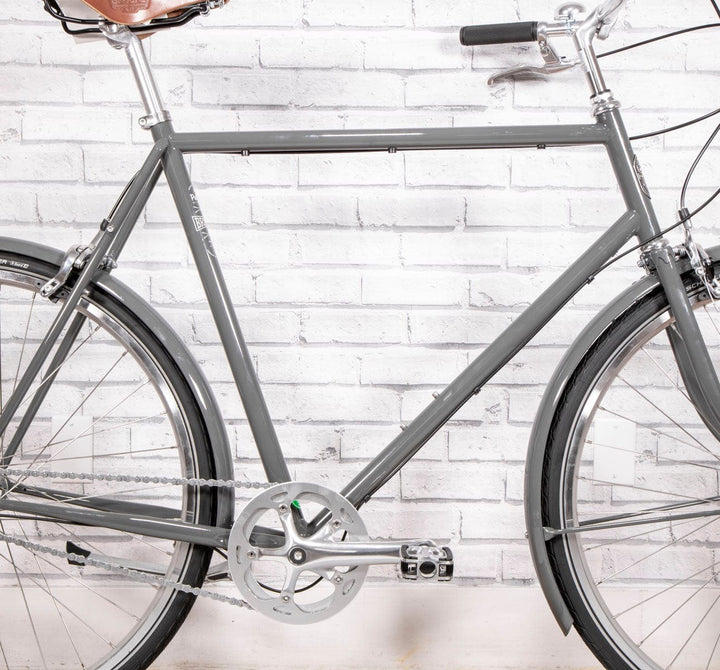 Pelago 3 Speed Bristol Large Traffic grey Vintage roadster middle detail (6613418770483)