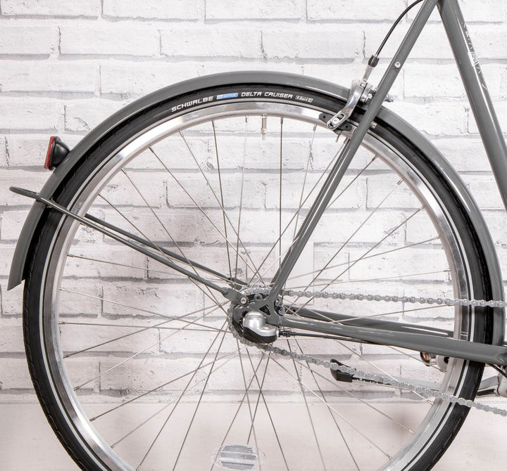 Pelago 3 Speed Bristol Large Traffic grey Vintage roadster rear detail (6613418770483)