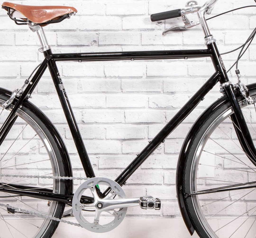 Pelago 3 Speed Bristol black Medium Vintage roadster middle detail (6613418770483)