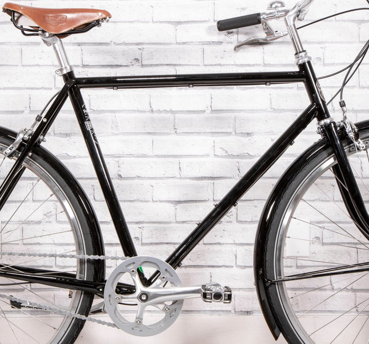 Pelago 3 Speed Bristol black Medium Vintage roadster middle detail (6613418770483)