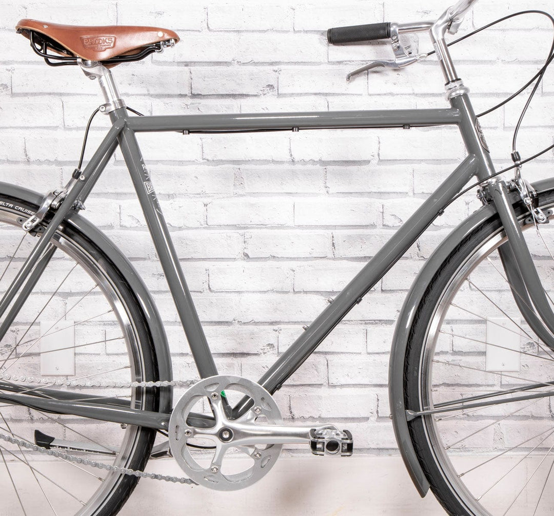 Pelago 3 Speed Bristol Medium Traffic Grey Vintage roadster middle detail (6613418770483)