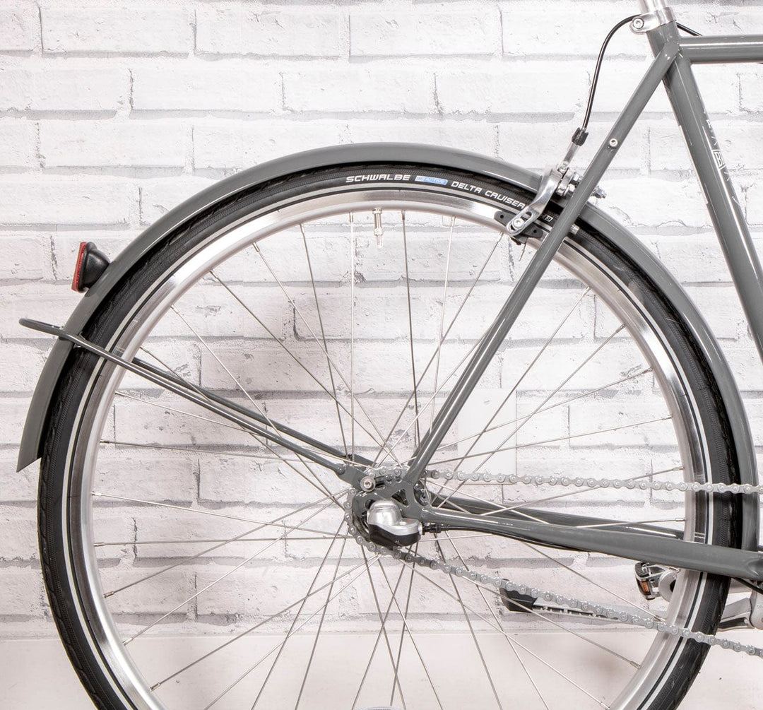 Pelago 3 Speed Bristol Medium Traffic Grey Vintage roadster rear detail (6613418770483)