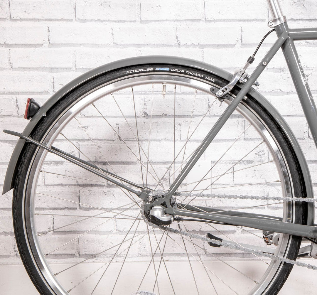 Pelago 3 Speed Bristol small traffic grey Vintage roadster rear detail (6613418770483)