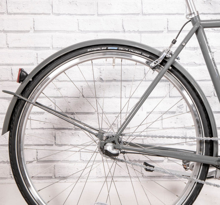 Pelago 3 Speed Bristol small traffic grey Vintage roadster rear detail (6613418770483)