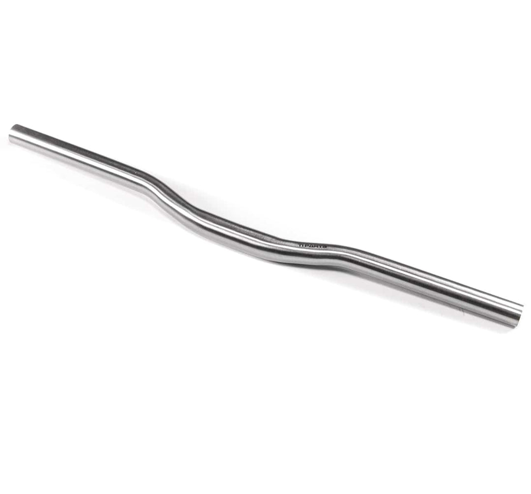 Ti Parts Workshop Low Rise Handlebar - Raw Titanium  (6735093956659)