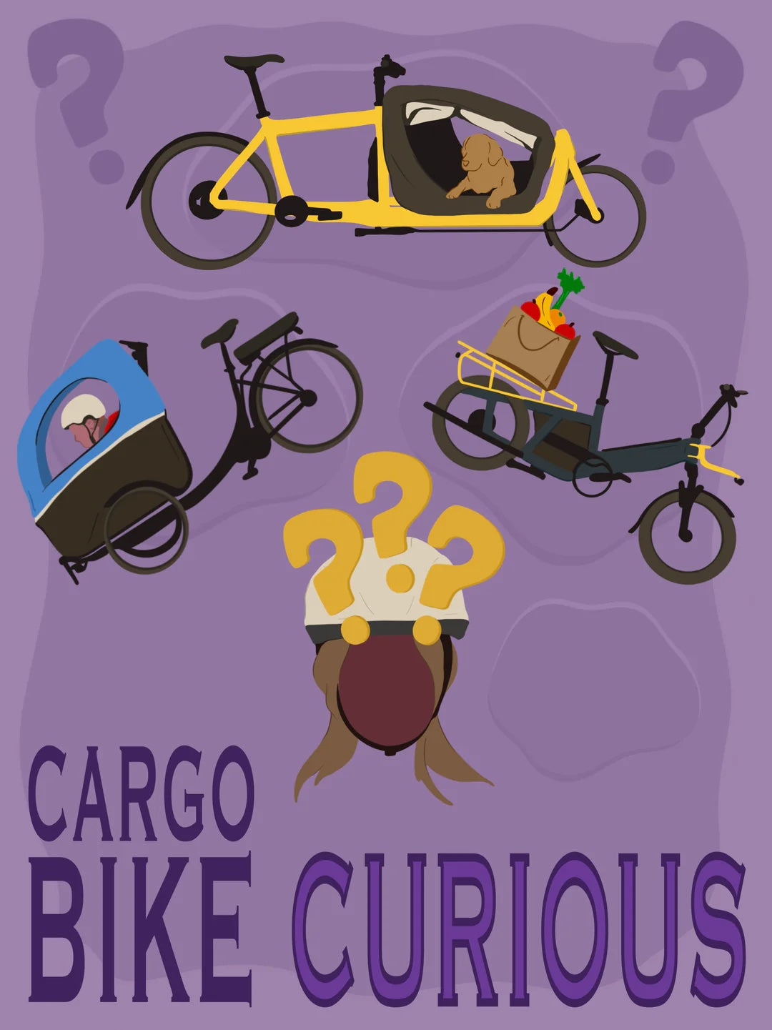 Cargo Bike Curious Promotional Poster