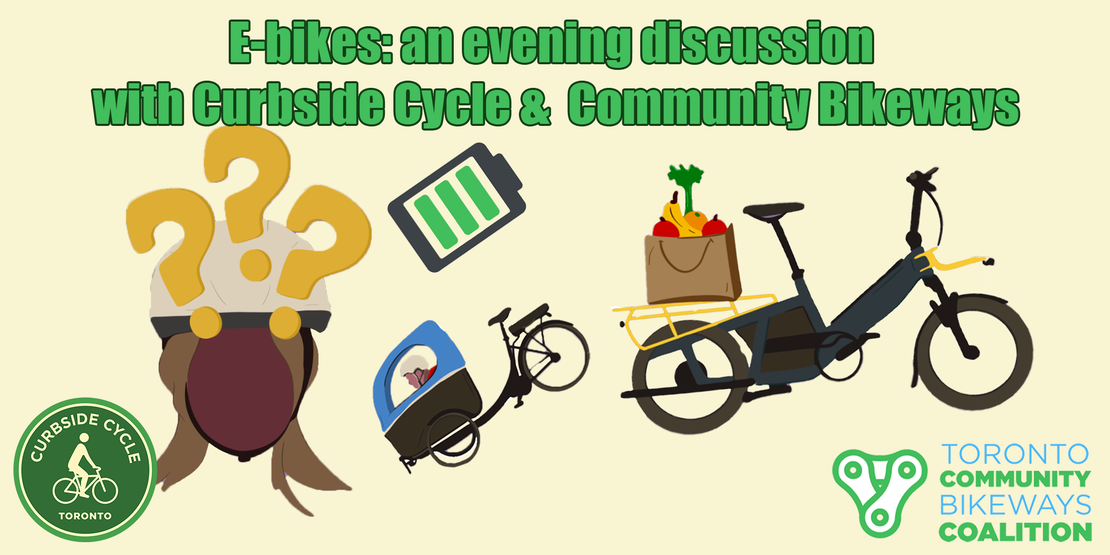 E-bikes: an evening discussion with Curbside Cycle & Community Bikeway