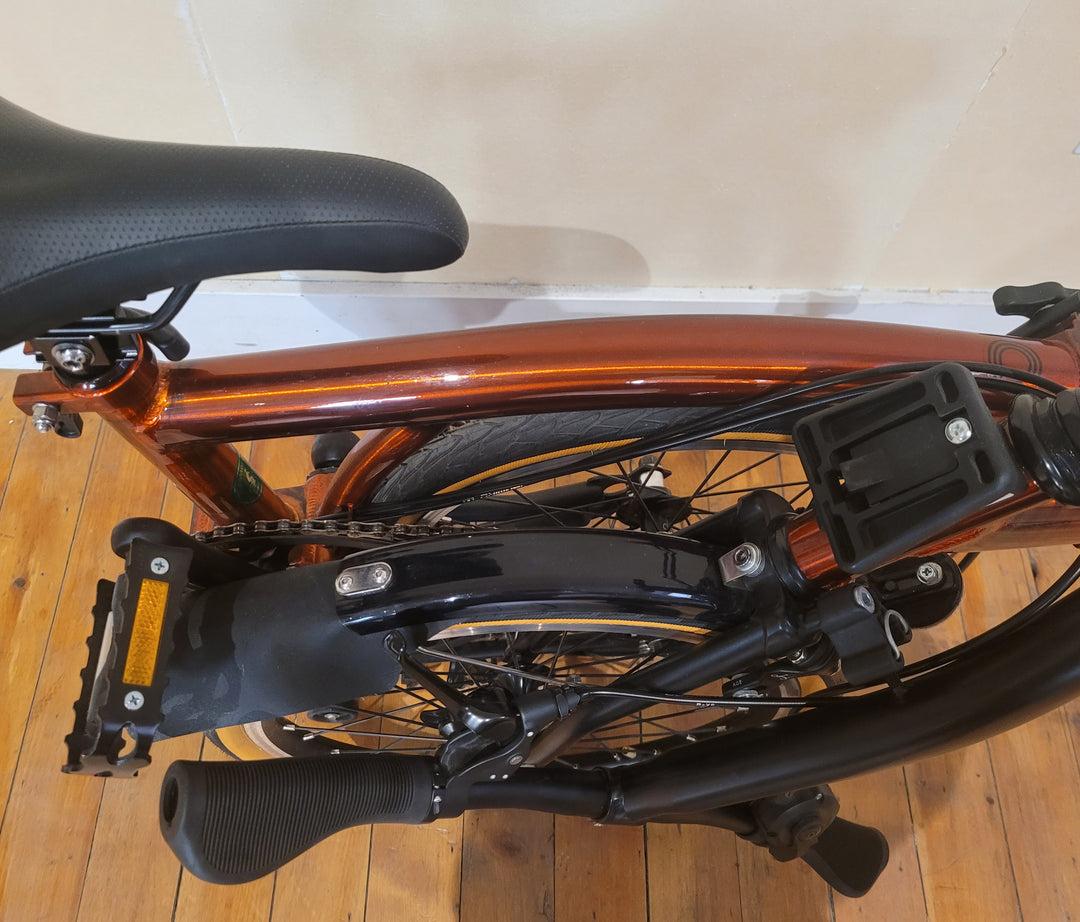EX Brompton - C Line 2 Speed - Flame Lacquer - Low Handlebar 2022