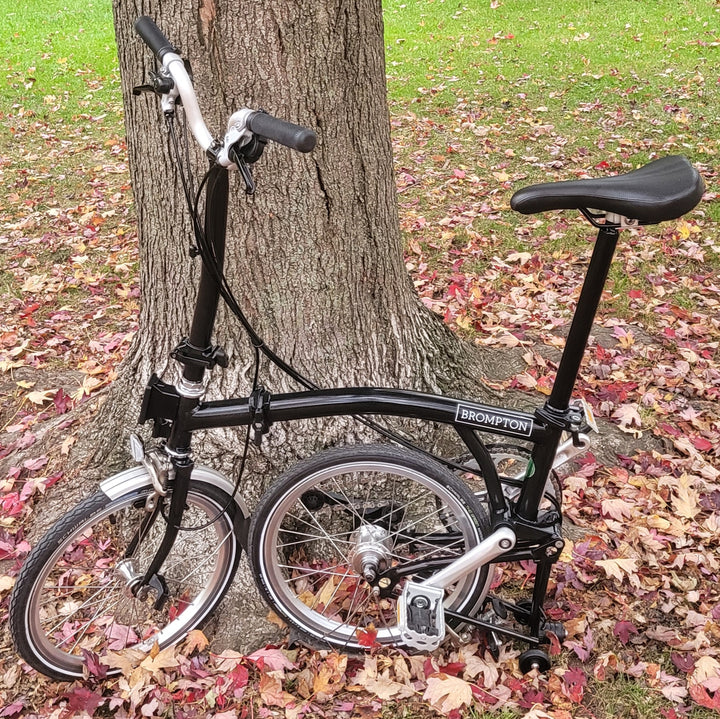 Brompton Exchange -H6L - 6 Speed - High Handlebar Midnight Black 2017