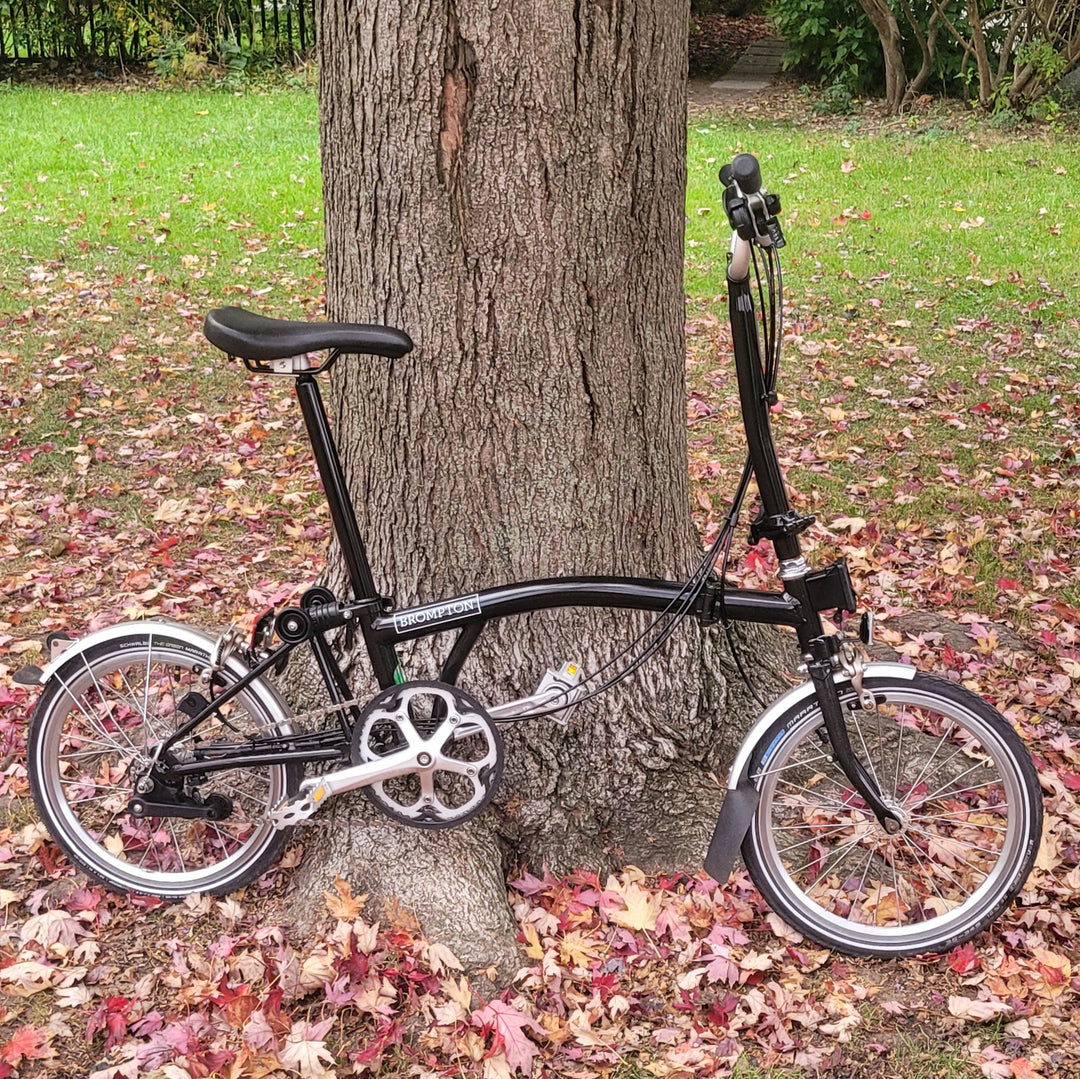 Brompton Exchange -H6L - 6 Speed - High Handlebar Midnight Black 2017