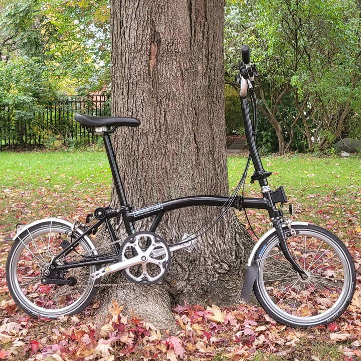 Brompton Exchange -H6L - 6 Speed - High Handlebar Midnight Black 2017