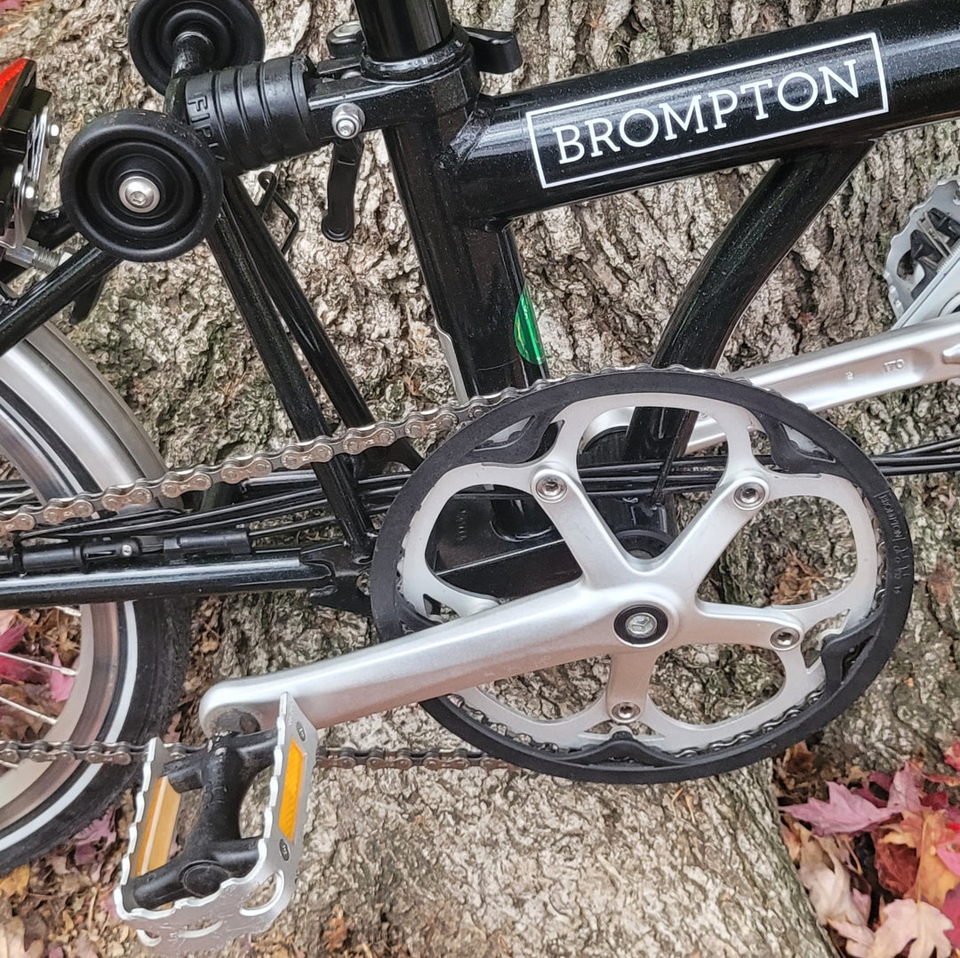 Brompton Exchange -H6L - 6 Speed - High Handlebar Midnight Black 2017