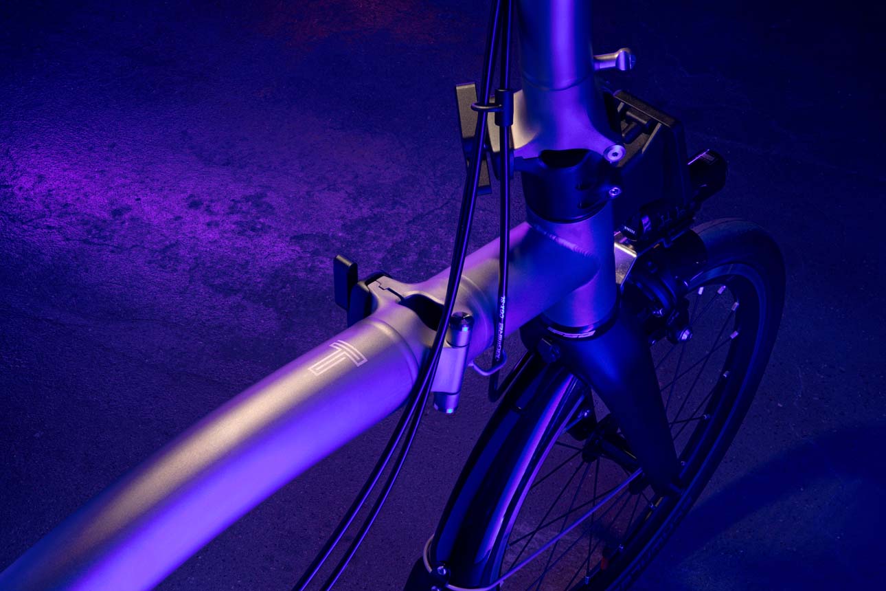 Brompton T Line - 4 Speed Titanium Folding Bike