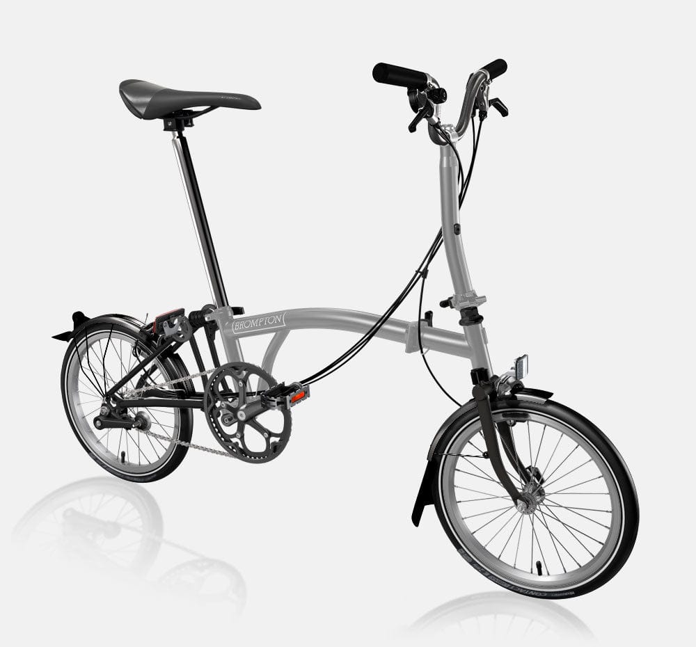Brompton P Line Urban - Mid Handlebar - Titanium Frame Folding Bike