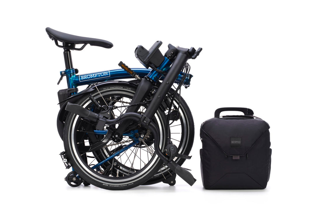 Brompton Electric P Line with Rear Rack - 4 speed E-Motiq