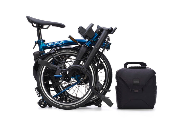 Brompton Electric P Line with Rear Rack - 4 speed E-Motiq