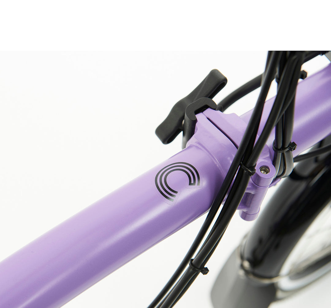 Brompton C Line Explore - 6-Speed - Seasonal Colour - Pop Lilac