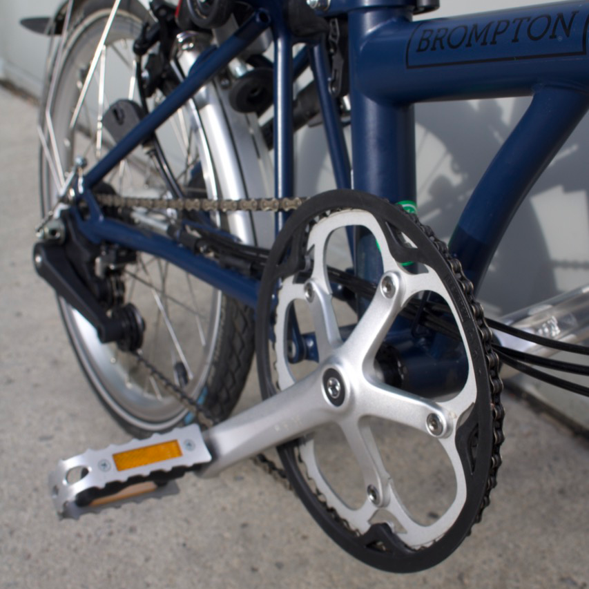 Brompton Exchange -H6L - 6 Speed - High Handlebar Tempest Blue - 2020