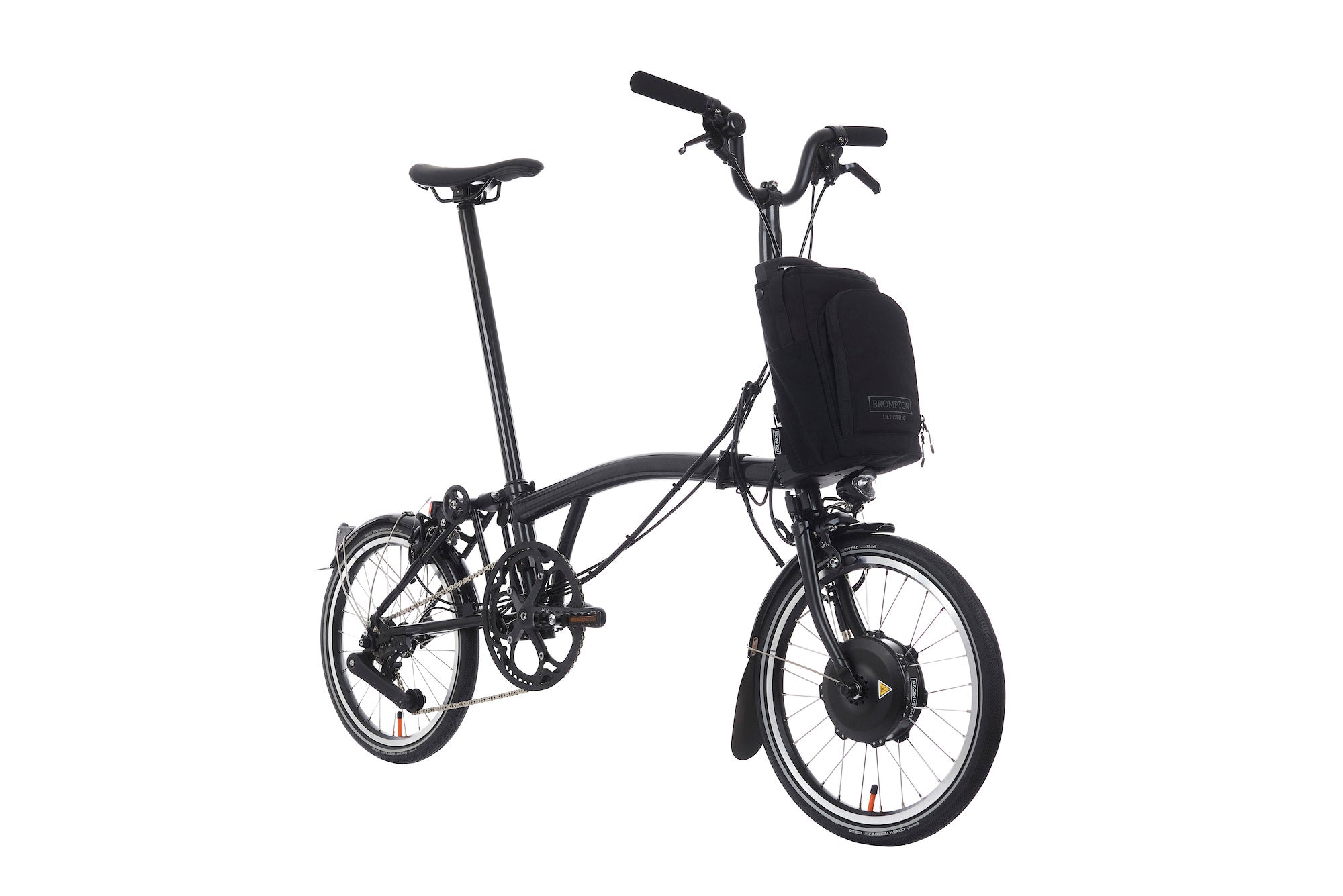 Brompton Electric P Line Urban - Mid Handlebar - Titanium