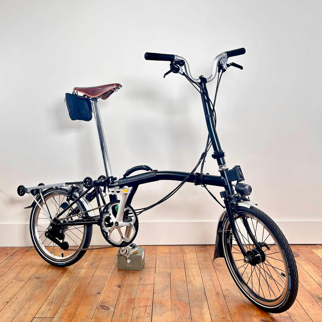 Brompton Exchange - C Line Explore 6 Speed - High Handlebar w/ Rack - 2022