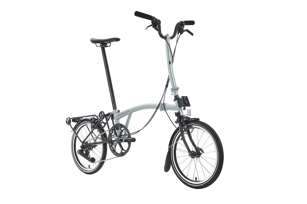 【新品/正規品】Brompton P Line Urban 4速 ミッドナイト Brompton P Line Urban - Mid Handlebar - Titanium Frame Folding Bike
