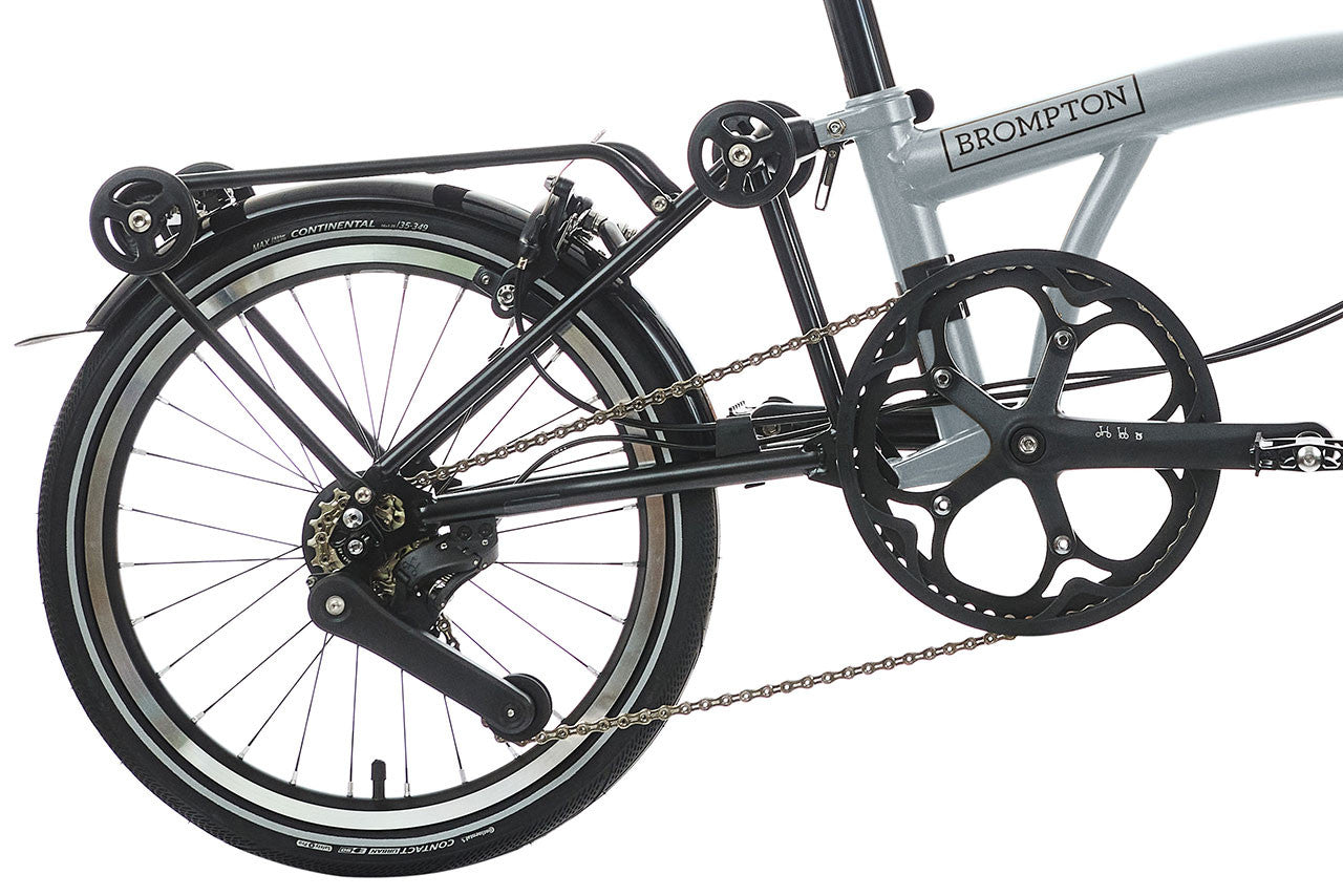 Brompton P Line Urban - Mid Handlebar - Titanium Frame Folding Bike