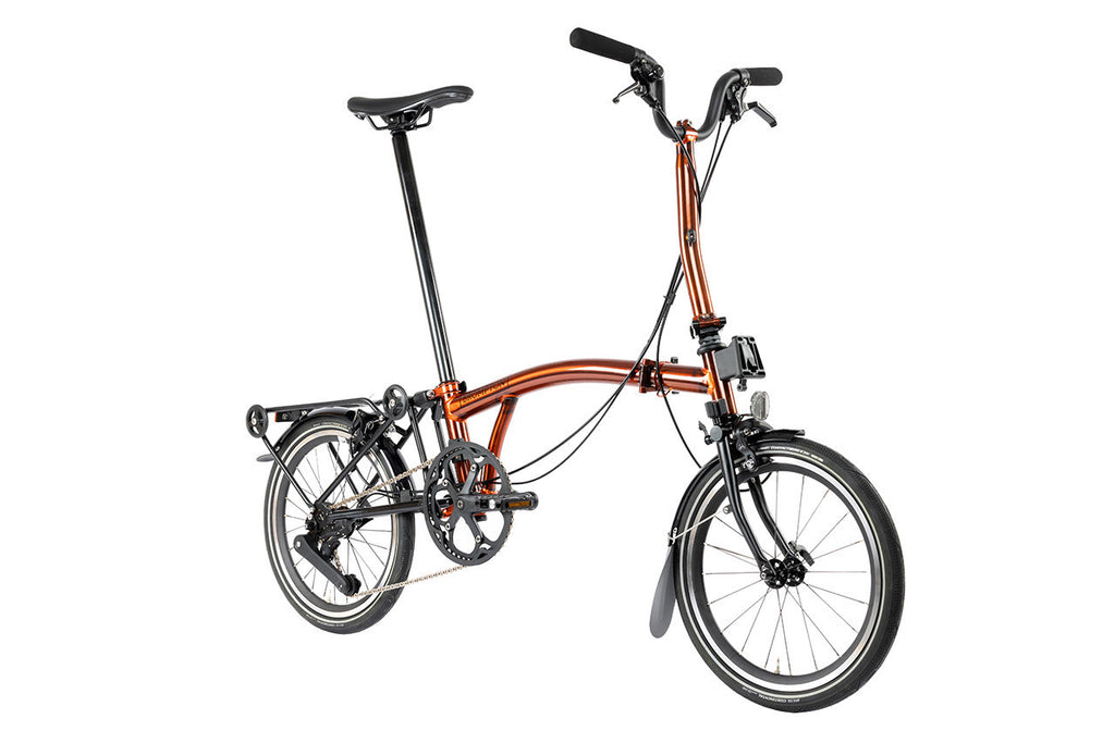 Brompton P Line Urban - Mid Handlebar - Titanium Frame Folding Bike