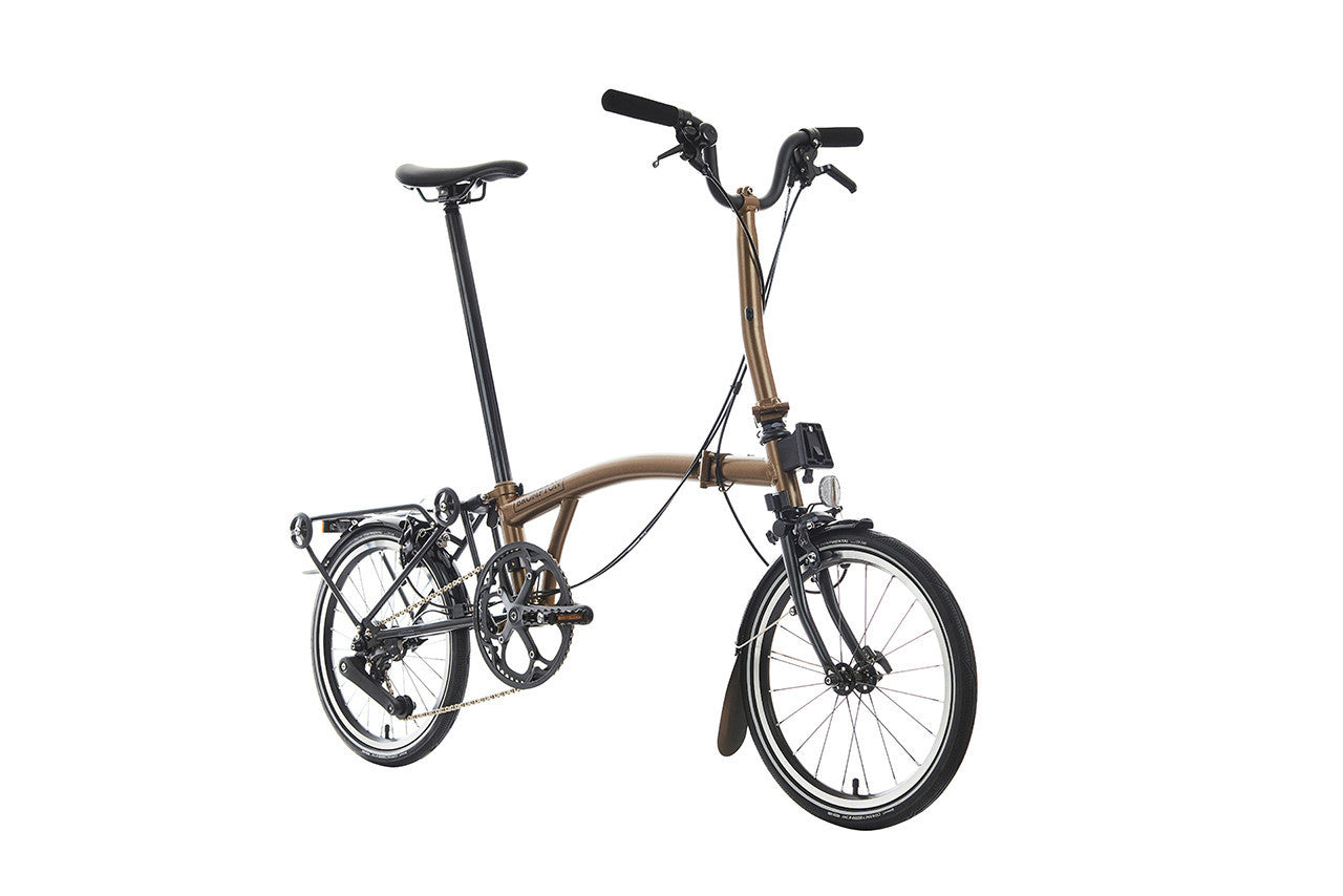 Brompton P Line Urban - Mid Handlebar - Titanium Frame Folding Bike