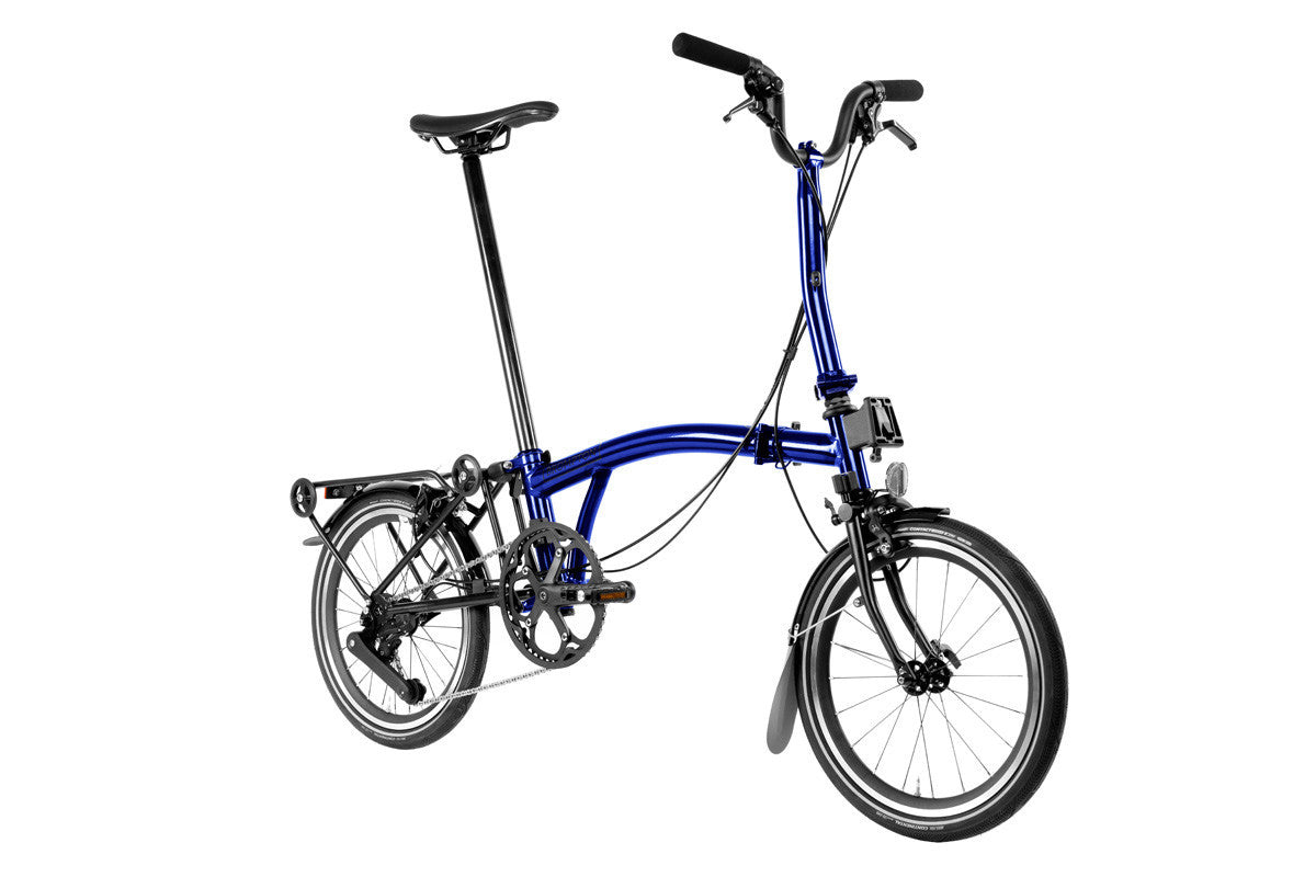 Brompton P Line Urban - Mid Handlebar - Titanium Frame Folding Bike