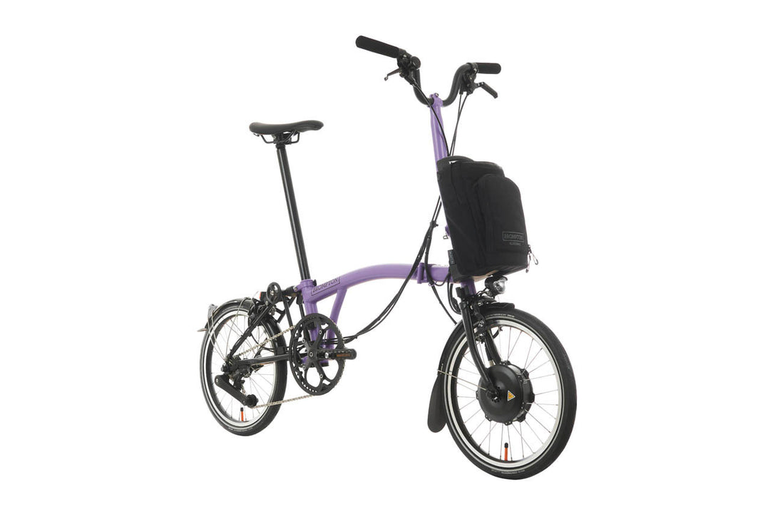 Brompton Electric P Line - 12-speed - Mid Handlebar - POP LILAC