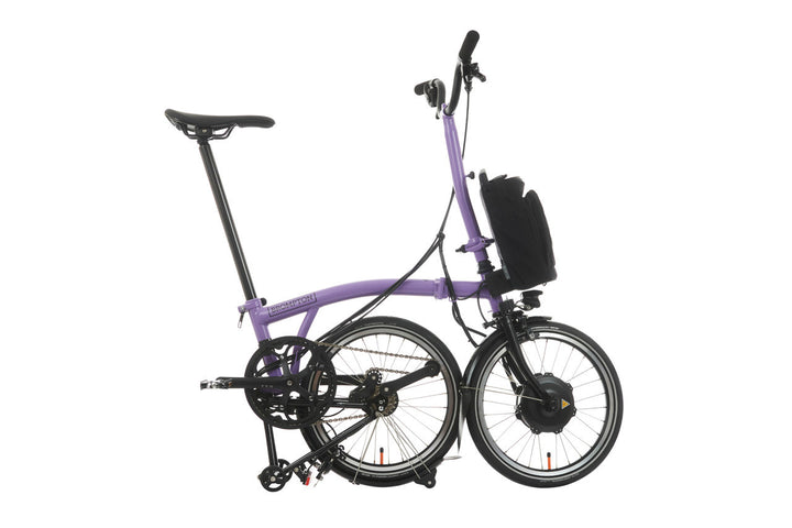 Brompton Electric P Line - 12-speed - Mid Handlebar - POP LILAC
