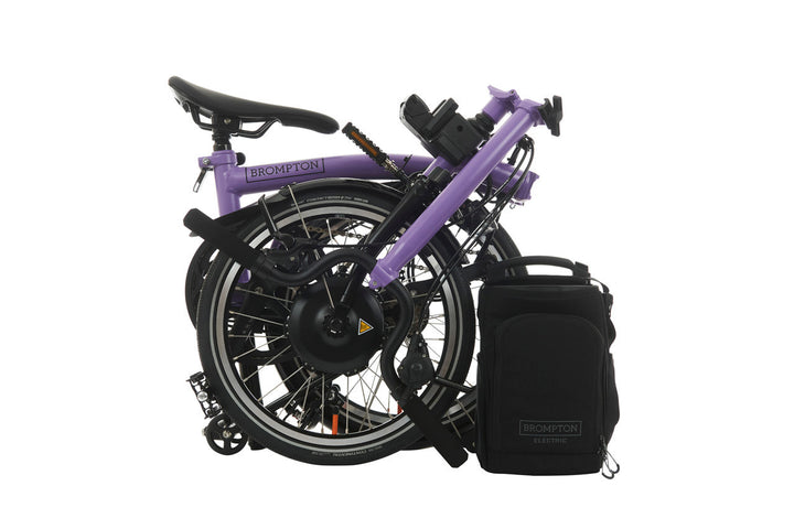 Brompton Electric P Line - 12-speed - Mid Handlebar - POP LILAC