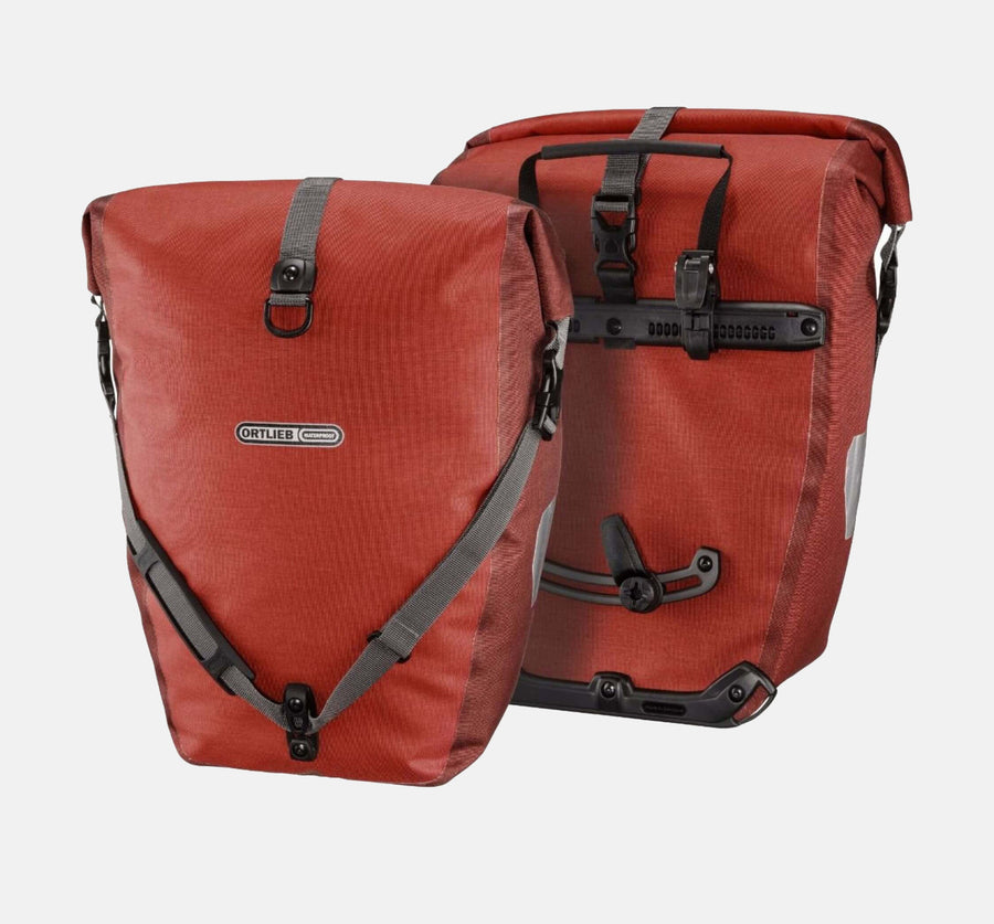 Ortlieb Back Roller Plus German Made Pannier Set in Colour Salsa Red 