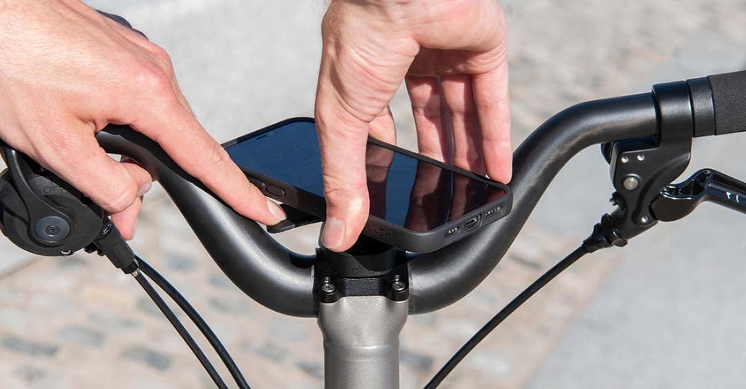 Brompton - Quad Lock® Phone Mount for T & Electric P Line (Incl. Adapter)