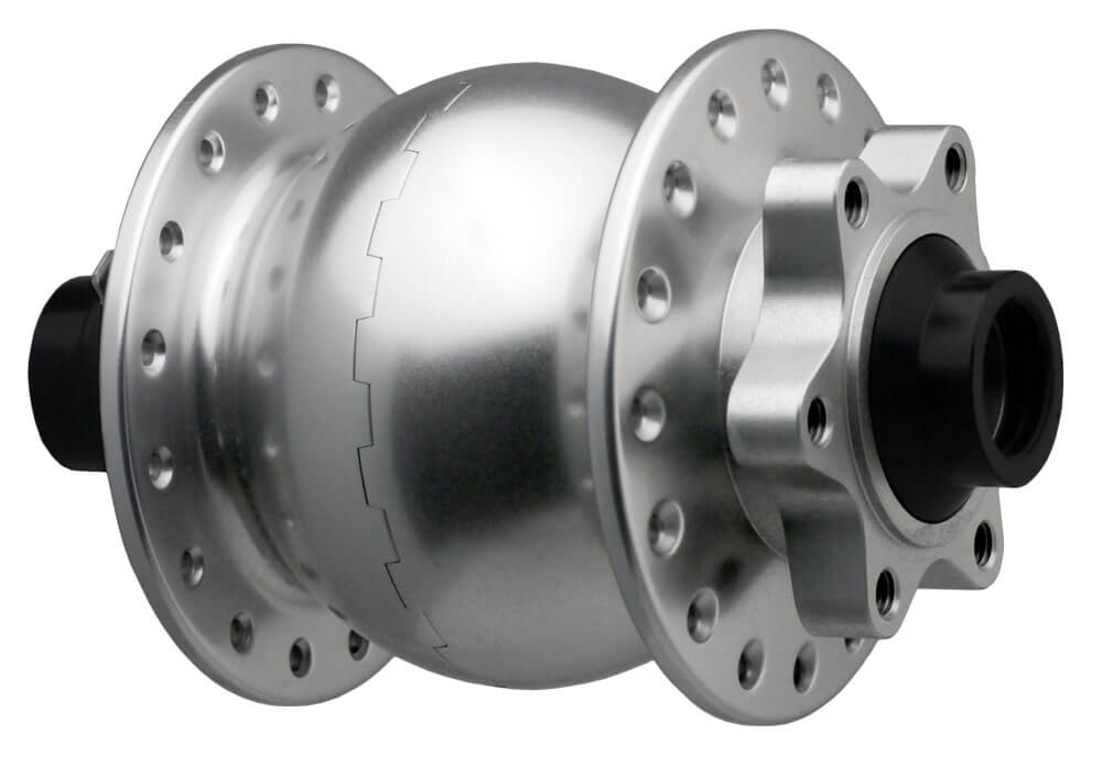 SON 28 15: Dynamo Hub -6-bolt disc - 15mm thru axle 110mm